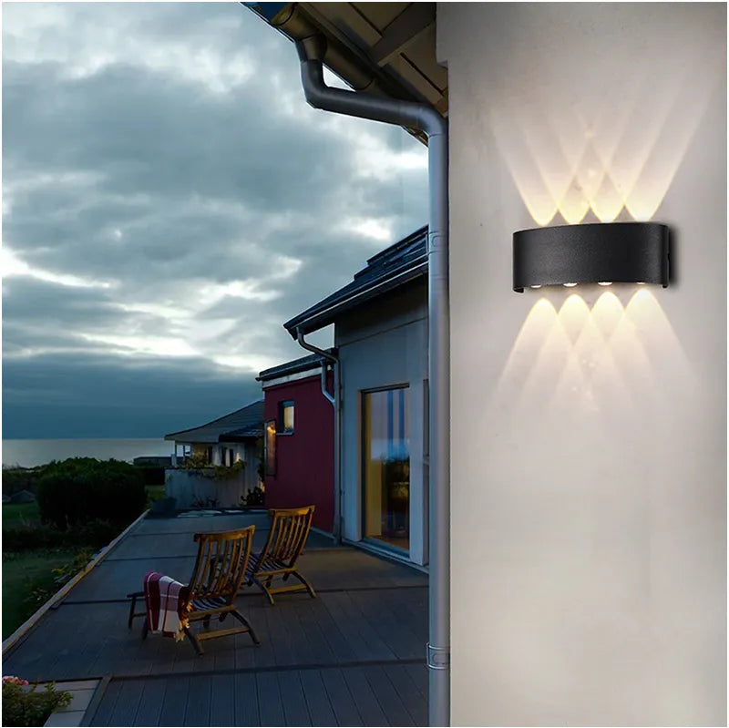 Aplica LED 8W TRIO Exterior Neagra