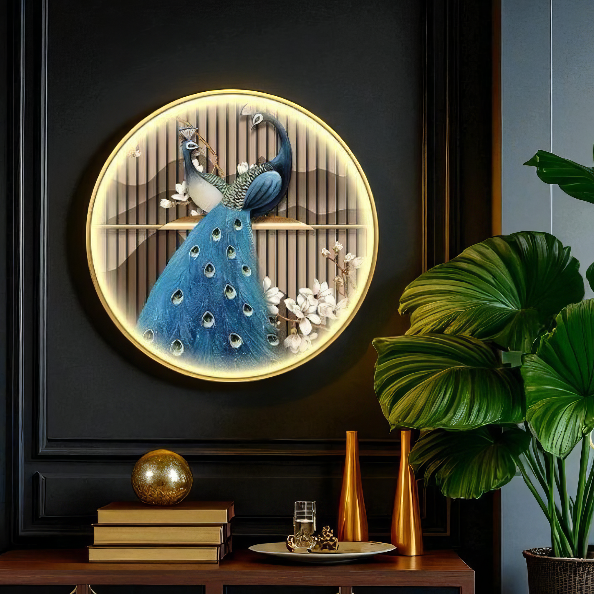 Aplica LED Tip Tablou 70CM Peacock