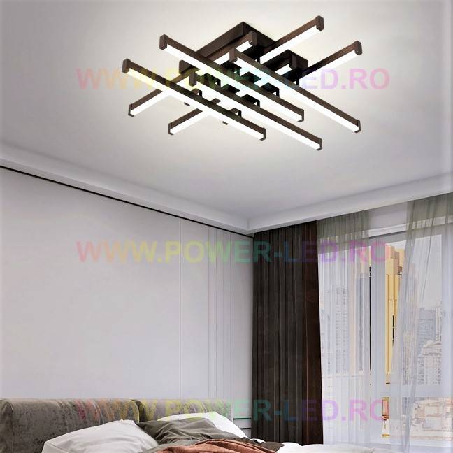 Lustra LED 160W 8 LINES Design Maro Telecomanda