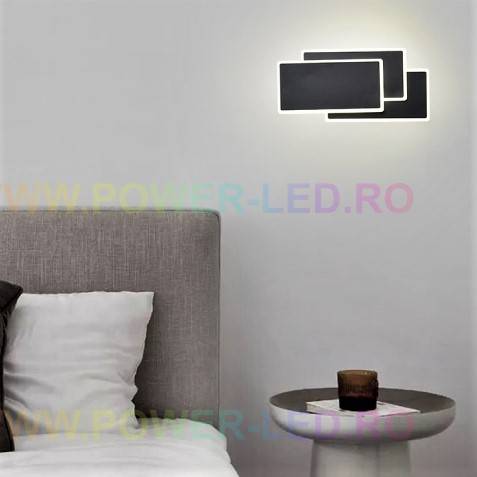 Aplica LED 54W LUCIUS Black