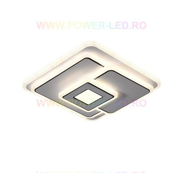 Lustra LED 98W Mini LARA Patrata Echivalent 250W