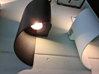 Aplica LED Exterior 10W Spirala Neagra