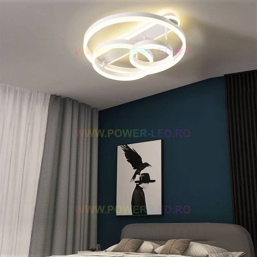 Lustra LED 174W BRUNOS RINGS Alba Telecomanda