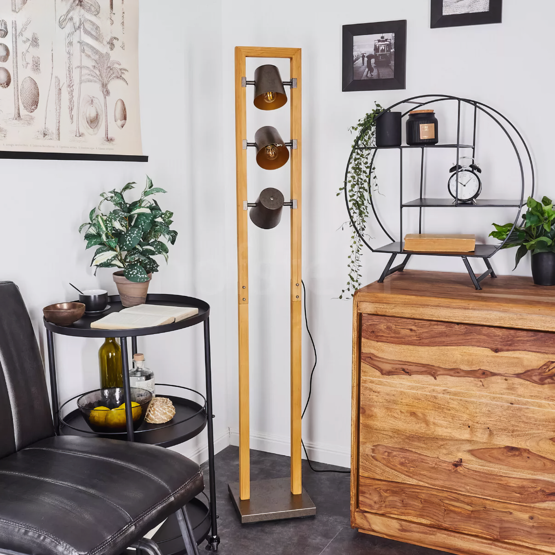 Lampadar BELL 150cm Lemn Design