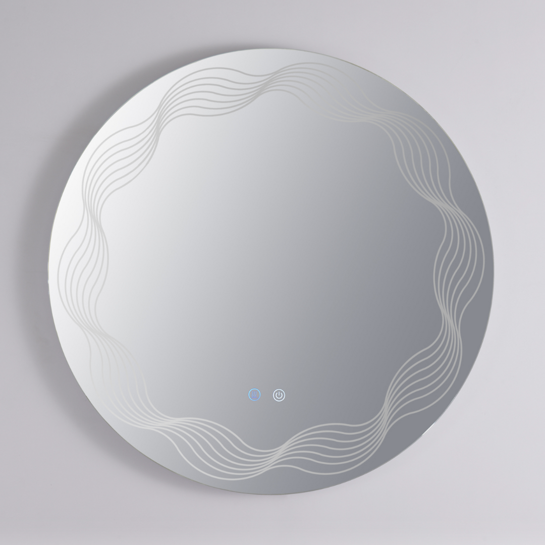 Oglinda LED Rotunda 60cm, Dezaburire si Touch E26S