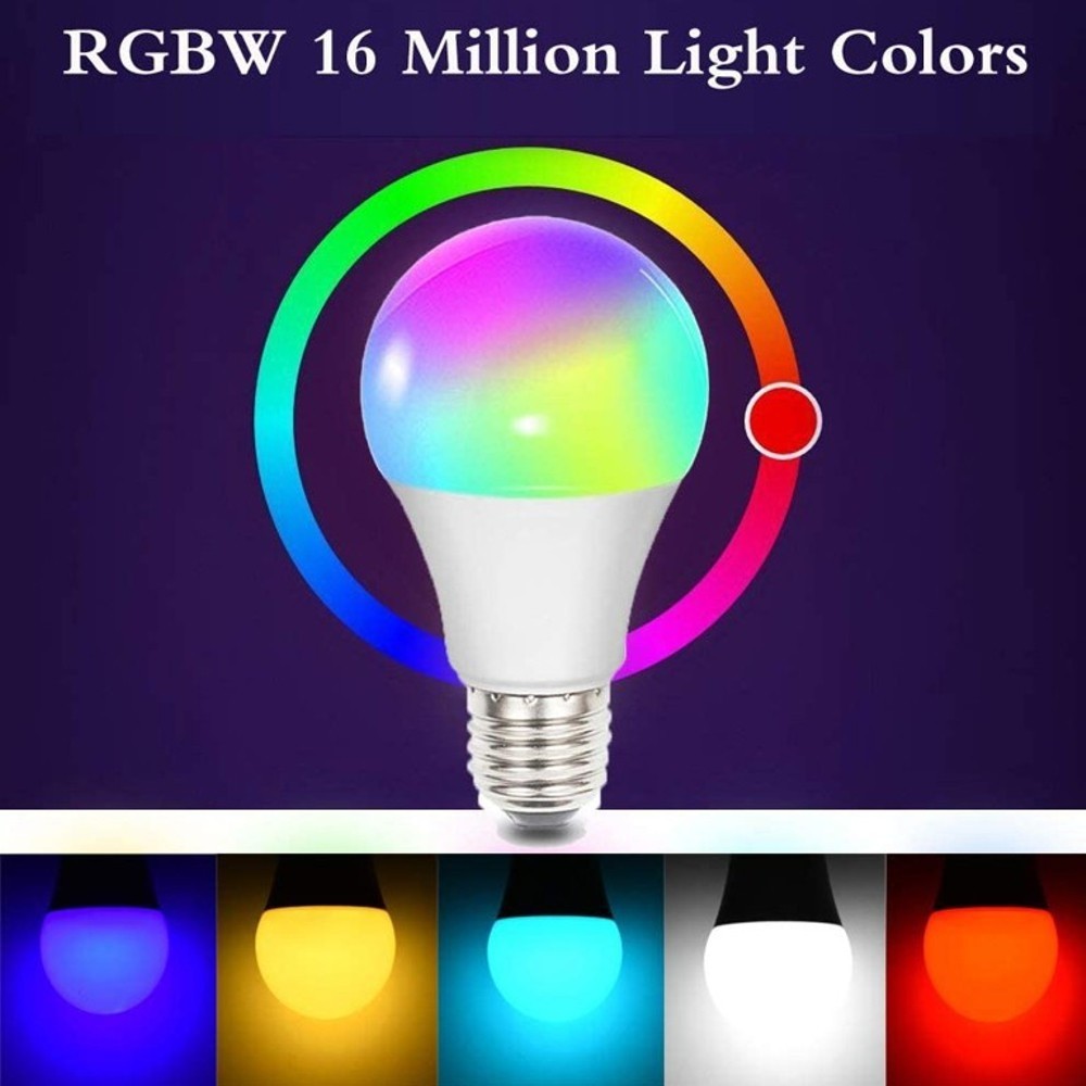 Bec LED E27 10W RGB Telecomanda