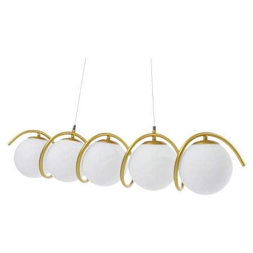 Lustra Abajur MAT GOLD Liniara 5xE27 Spiral MX165-5