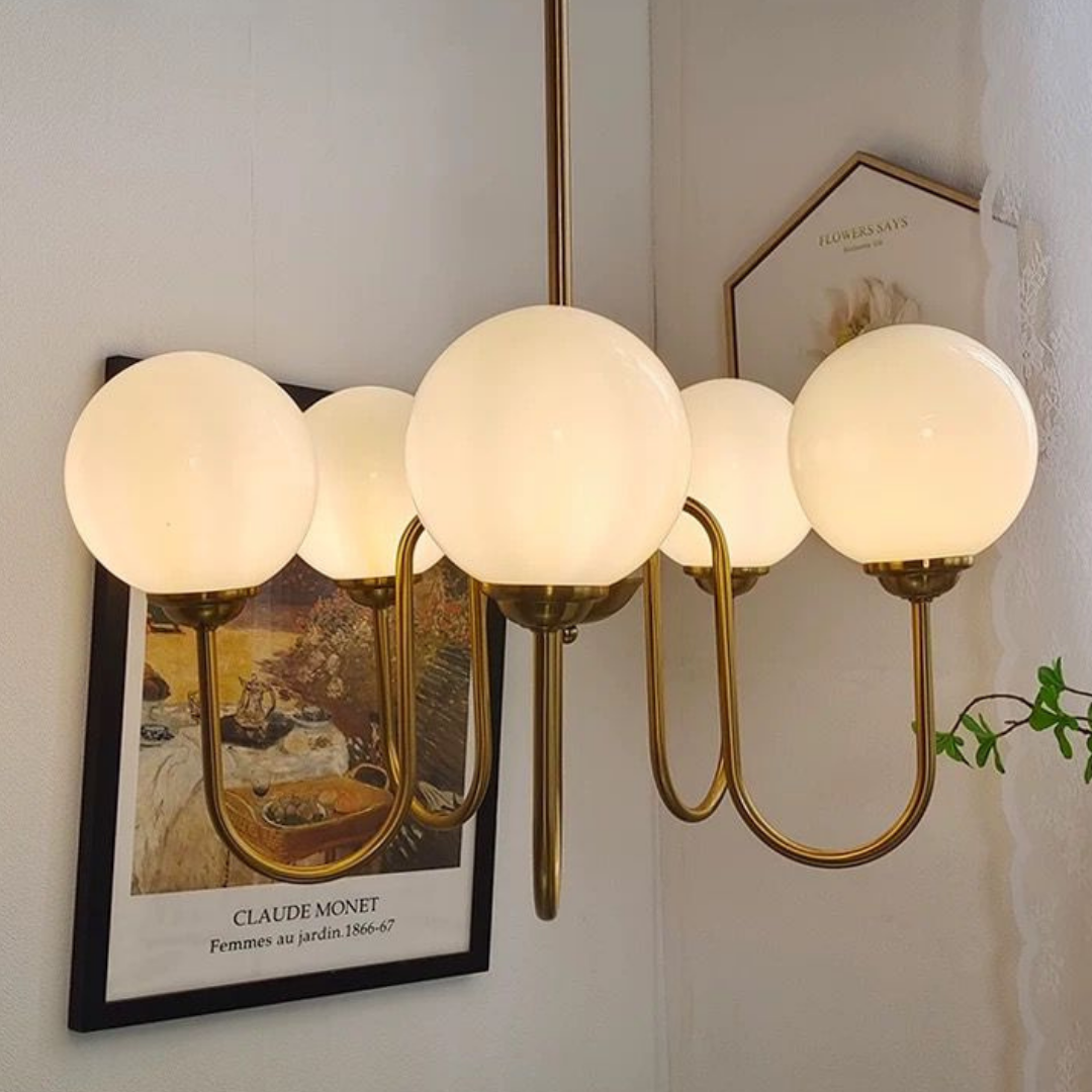 Lustra Abajur MAT GOLD 5XE27 Classique Taste DX2411-5