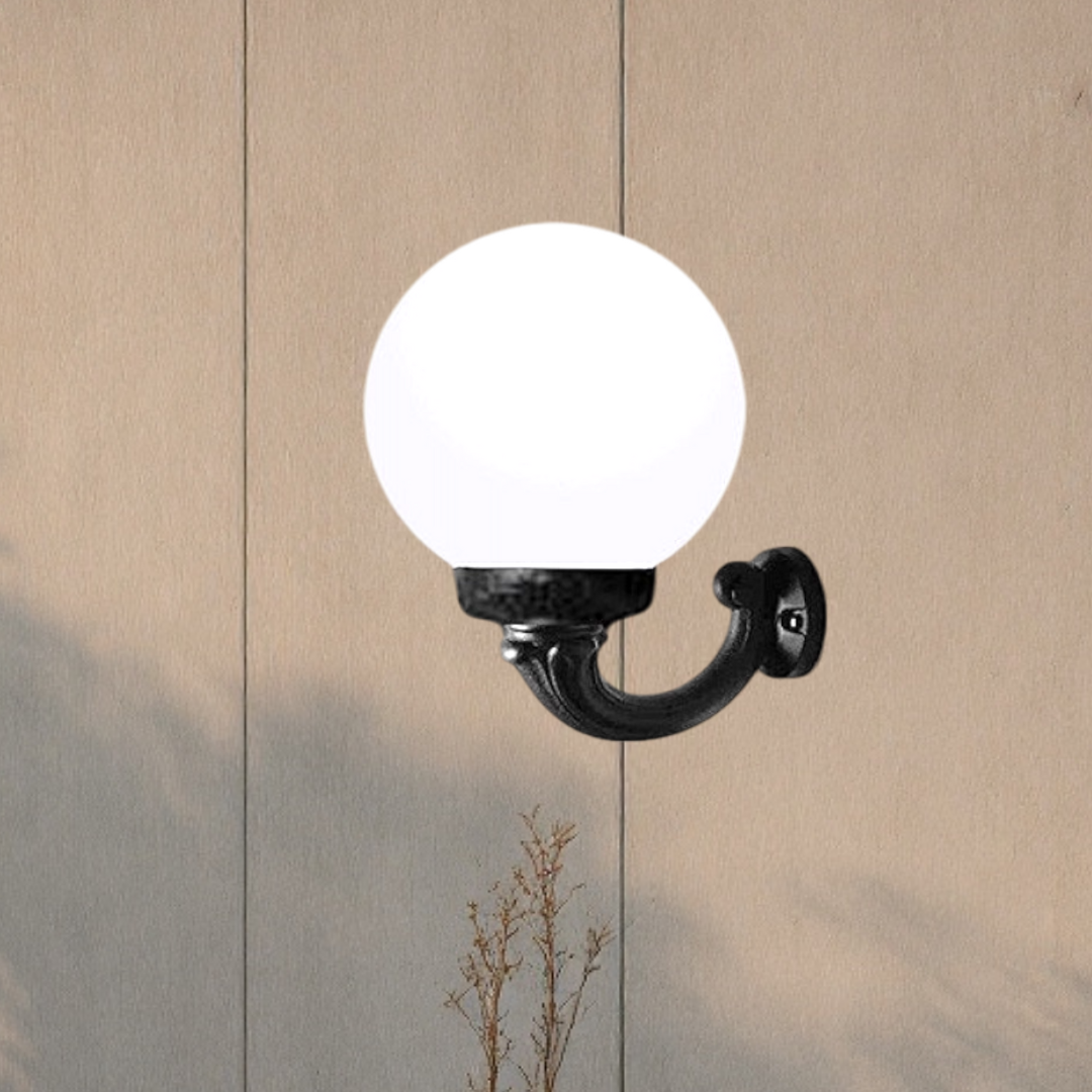 Felinar Glob 40CM Exterior Fumagalli Cu Brat Ofir