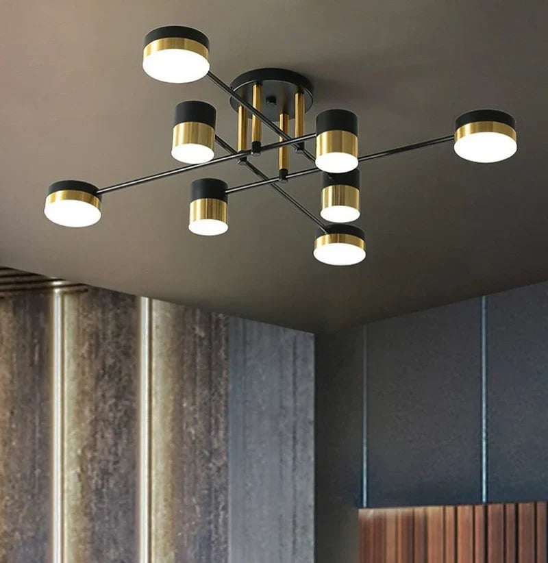 Lustra LED Nordic Style Darko Grande Echivalent 600W Telecomanda