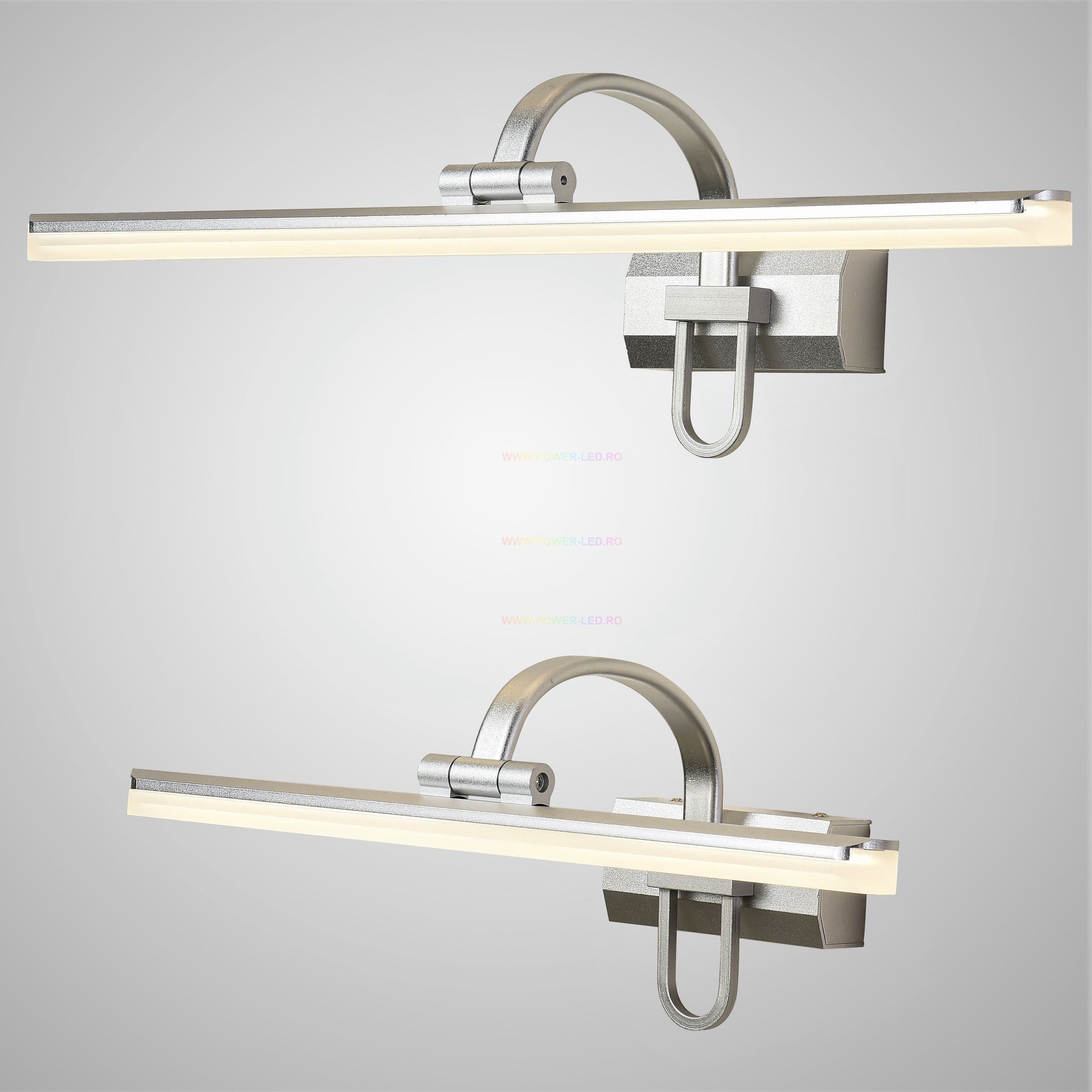 Aplica LED Baie 36W 58cm Argintie Reglabila C1308CH