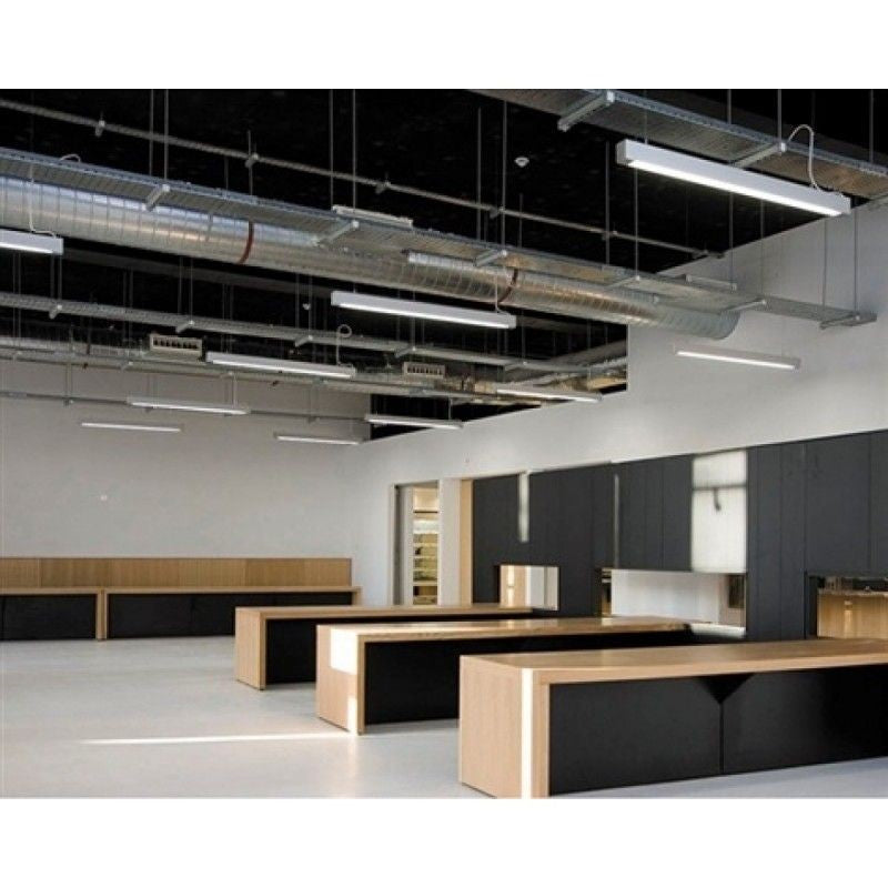 Corp Iluminat LED Liniar 54W 120cm Suspendat/Aplicat Alb