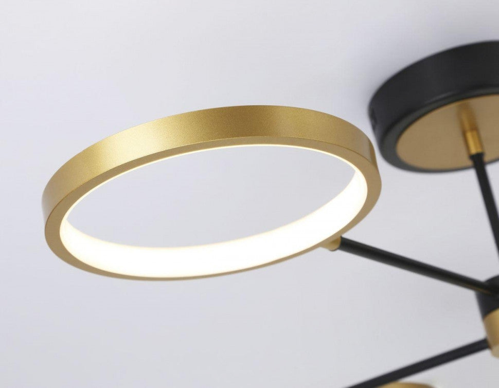 Lustra LED 68W 2+2 Dynamo Echivalent 300W Telecomanda