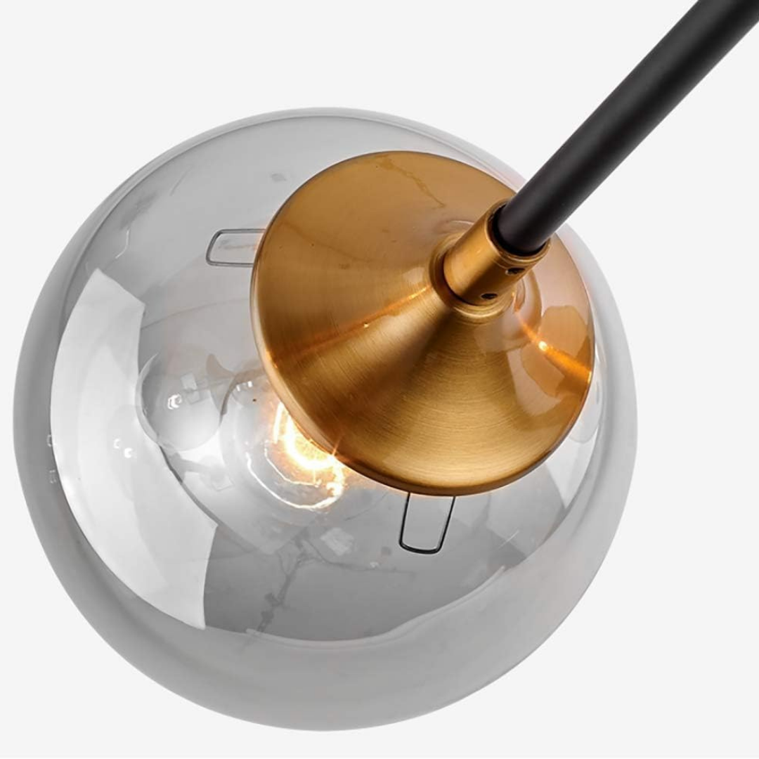 Lustra Aplicata Abajur Fumuriu DF1055-6