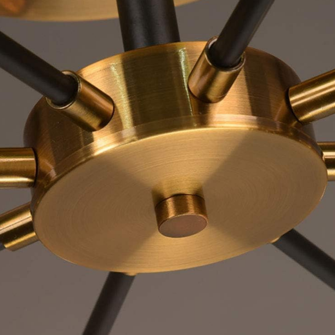 Lustra Aplicata Abajur Fumuriu DF1055-6