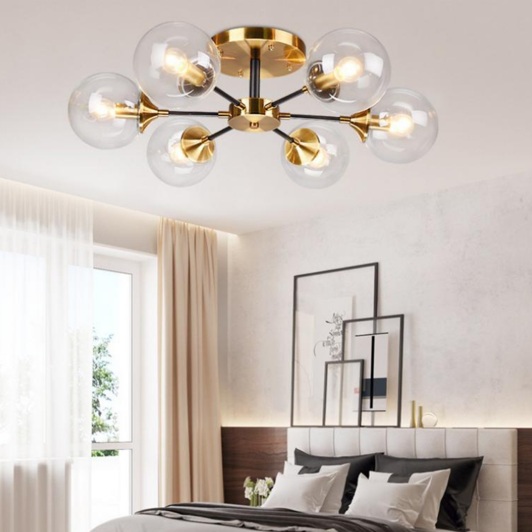 Lustra Aplicata Abajur Fumuriu DF1055-6