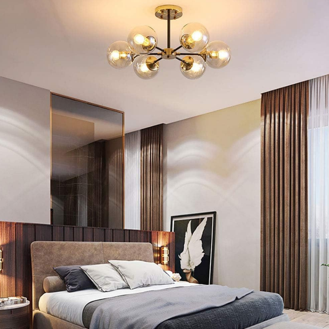 Lustra Aplicata Abajur Fumuriu DF1055-6