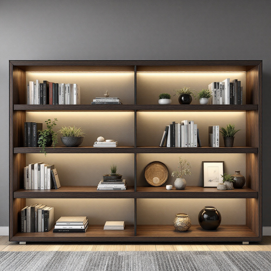 Profil Banda LED Incastrabil Negru cu Dispersor Alb Mat 2M