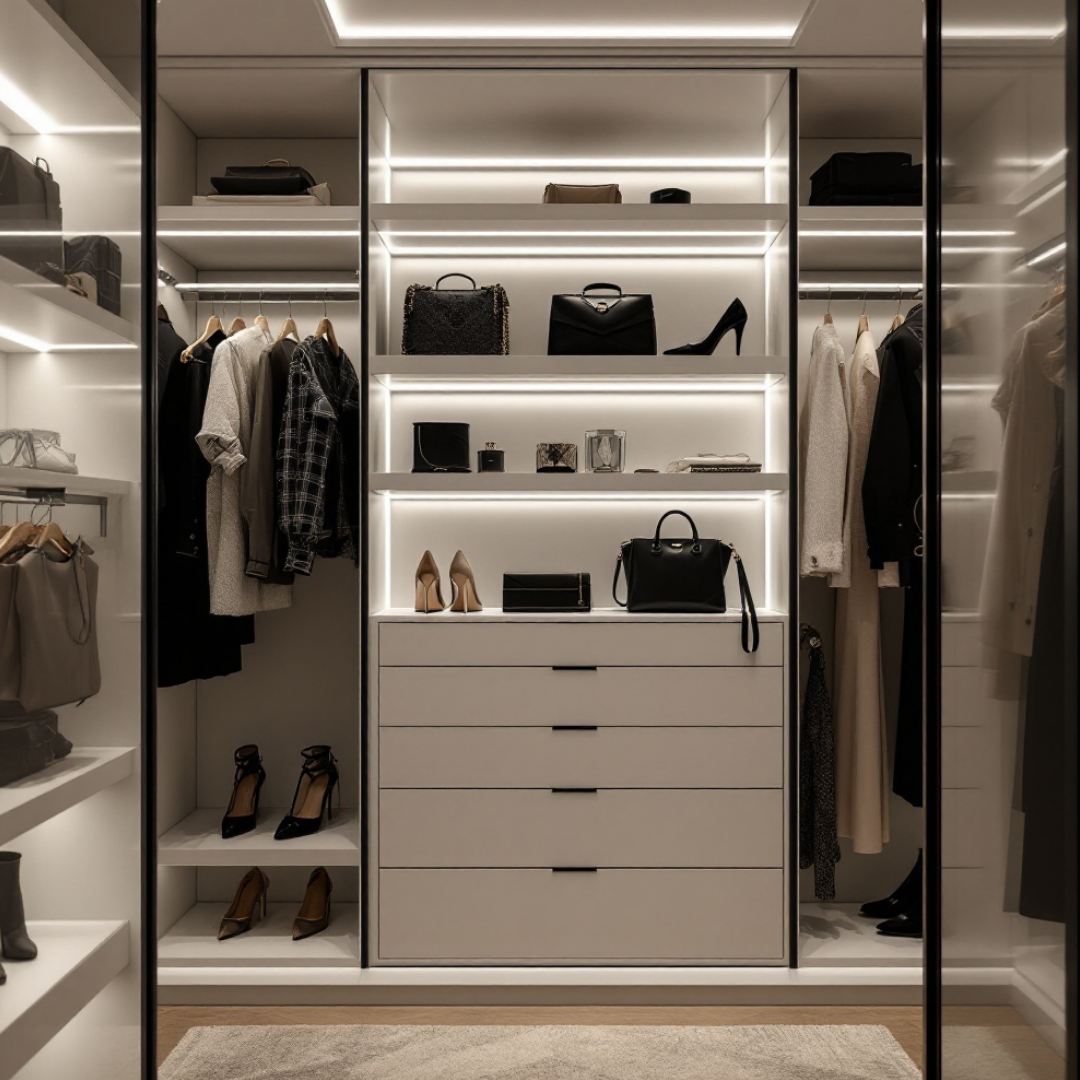 Profil Banda LED Incastrabil Negru cu Dispersor Alb Mat 2M