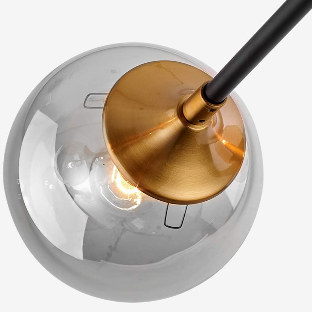 Lustra Aplicata Abajur Fumuriu DF1055-3