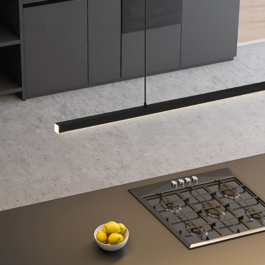 Lustra LED Suspendata 36W Elegant Office Black Echivalent 300W