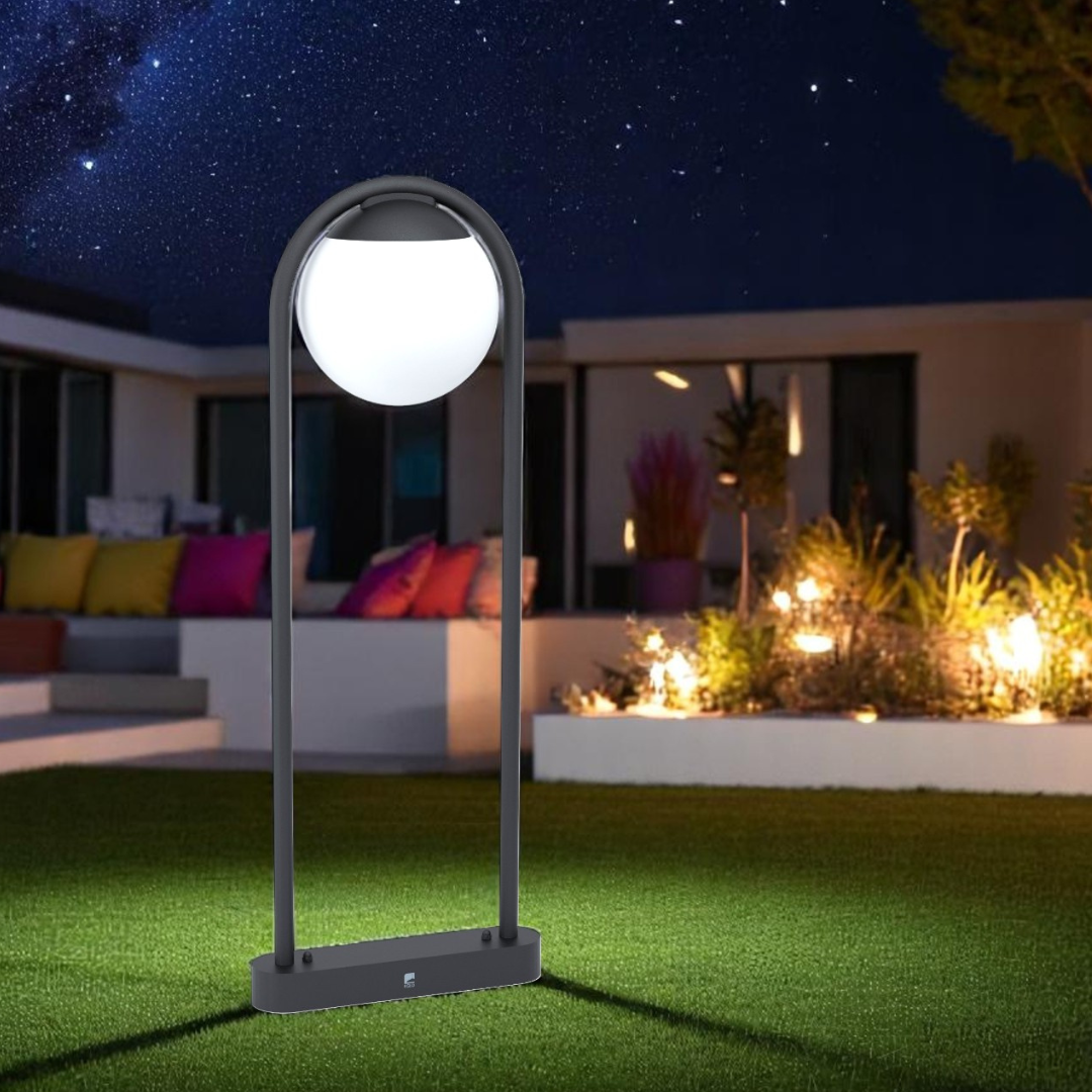 Stalp Ornamental de Gradina LED 28W PRATA VECCHIA 85CM 98733