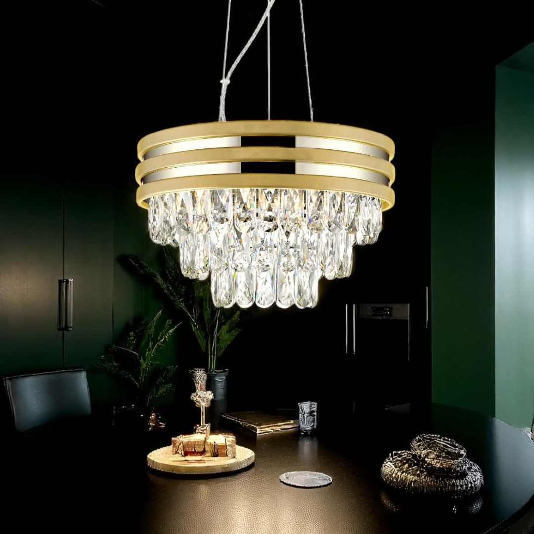 Candelabru Cristal Gold Premium Luxury NAICA