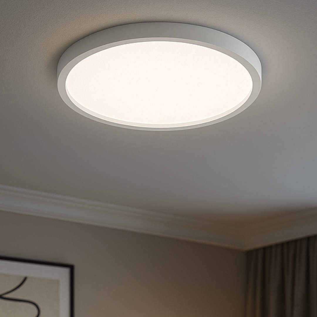 Plafoniera LED Baie 26W Alba 30cm IP40 3 Lumini Echivalent 200W