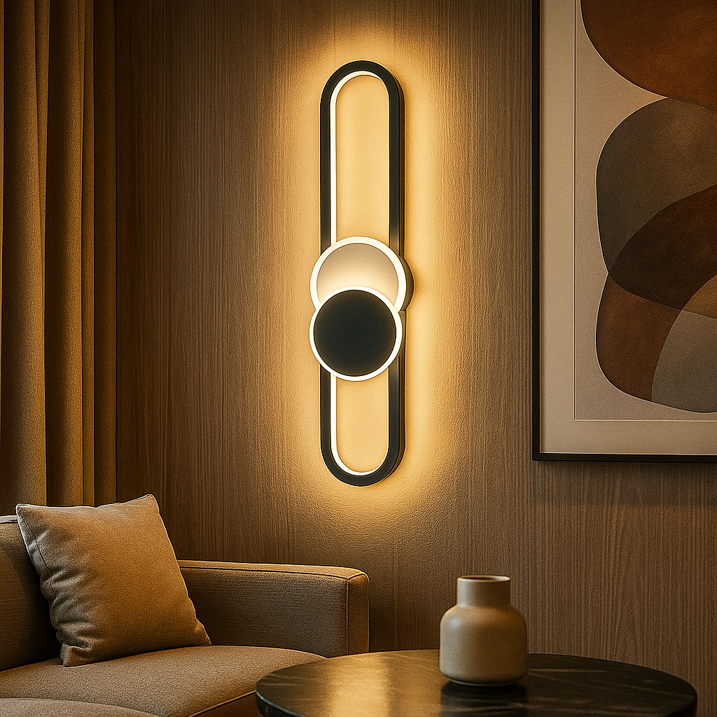 Aplica LED MOZZY 60cm Black Echivalent 74W