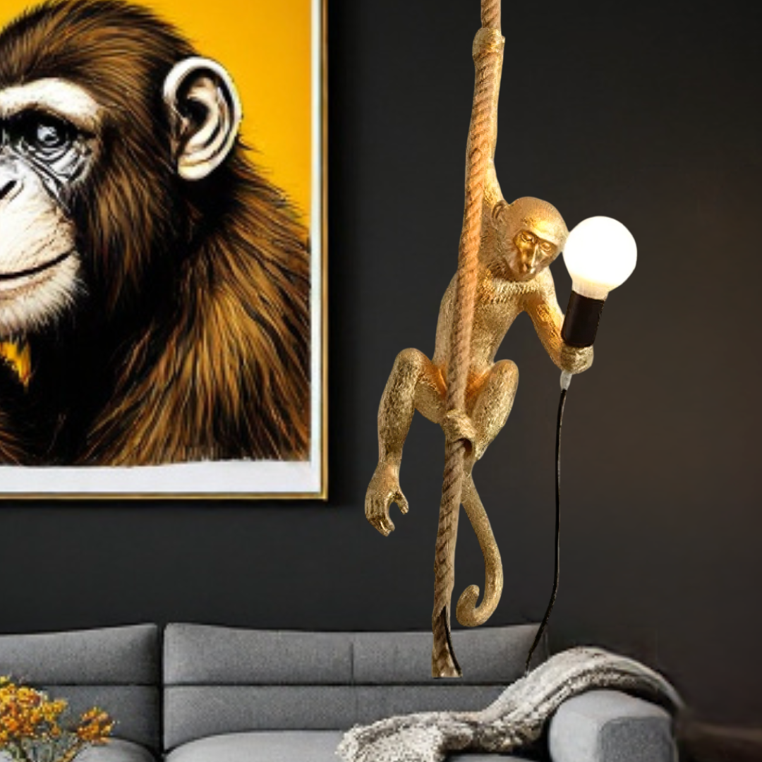 Pendul 1xE27 Monkey Gold