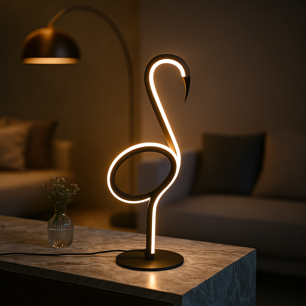 Veioza Decorativa LED INGO 6W Neagra