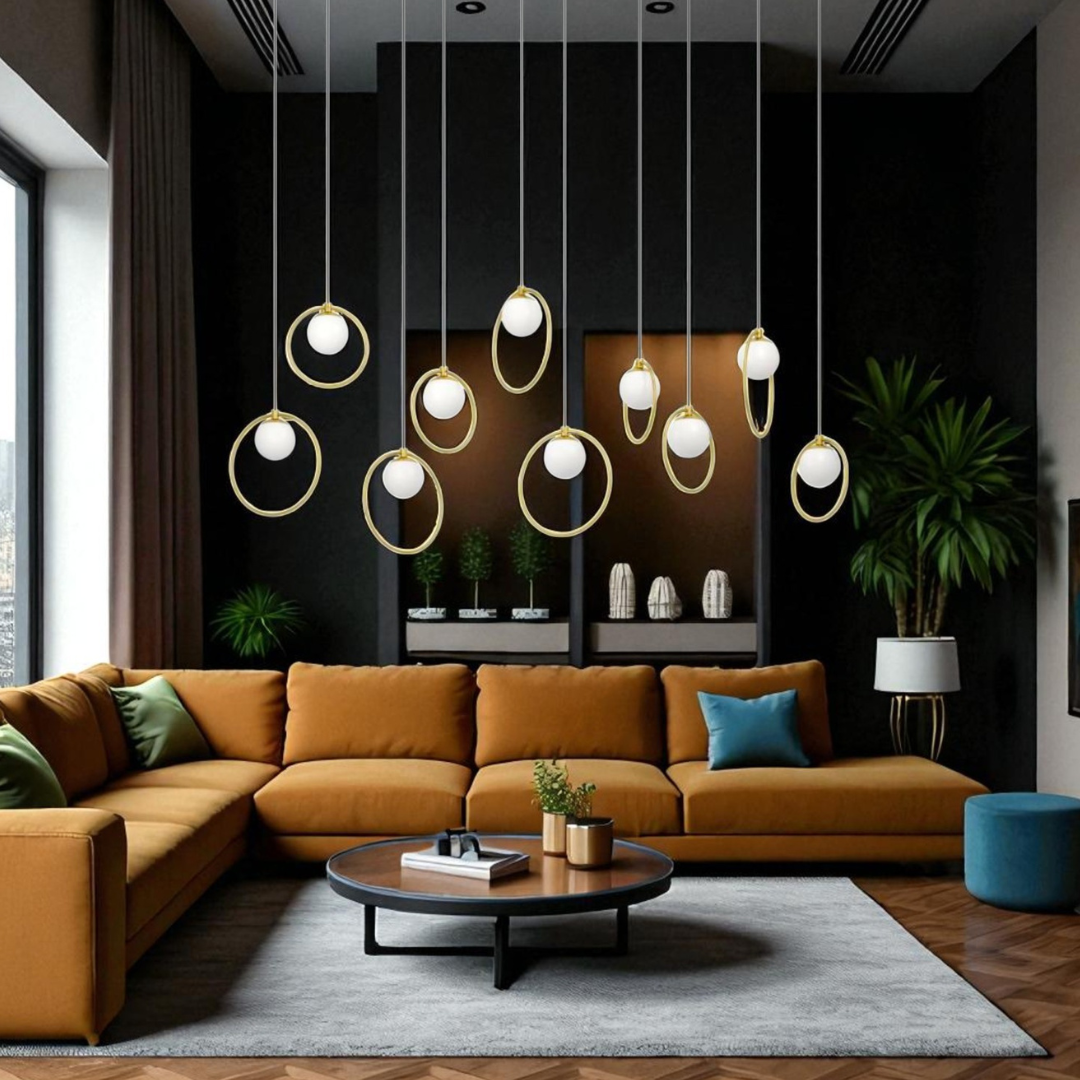 Lustra LED Dining Suspendata Abajur PORTOCOLOM Luxury 17Elemente