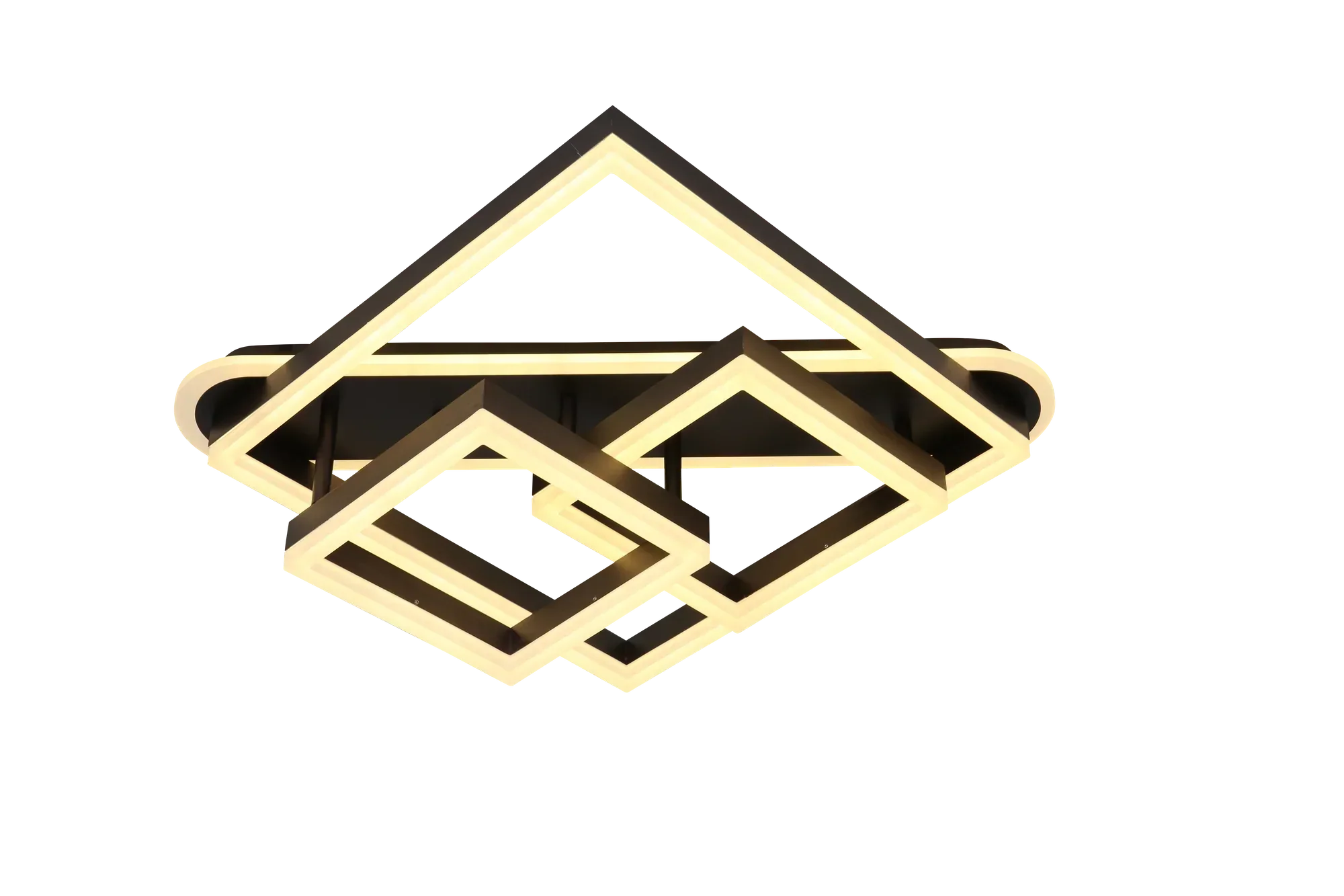 Lustra LED 240W THREE SQUARE Design Maro Telecomanda