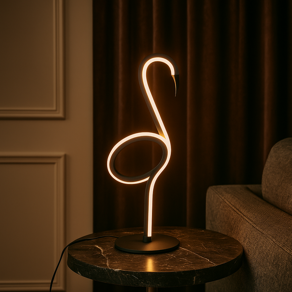 Veioza Decorativa LED INGO 6W Neagra