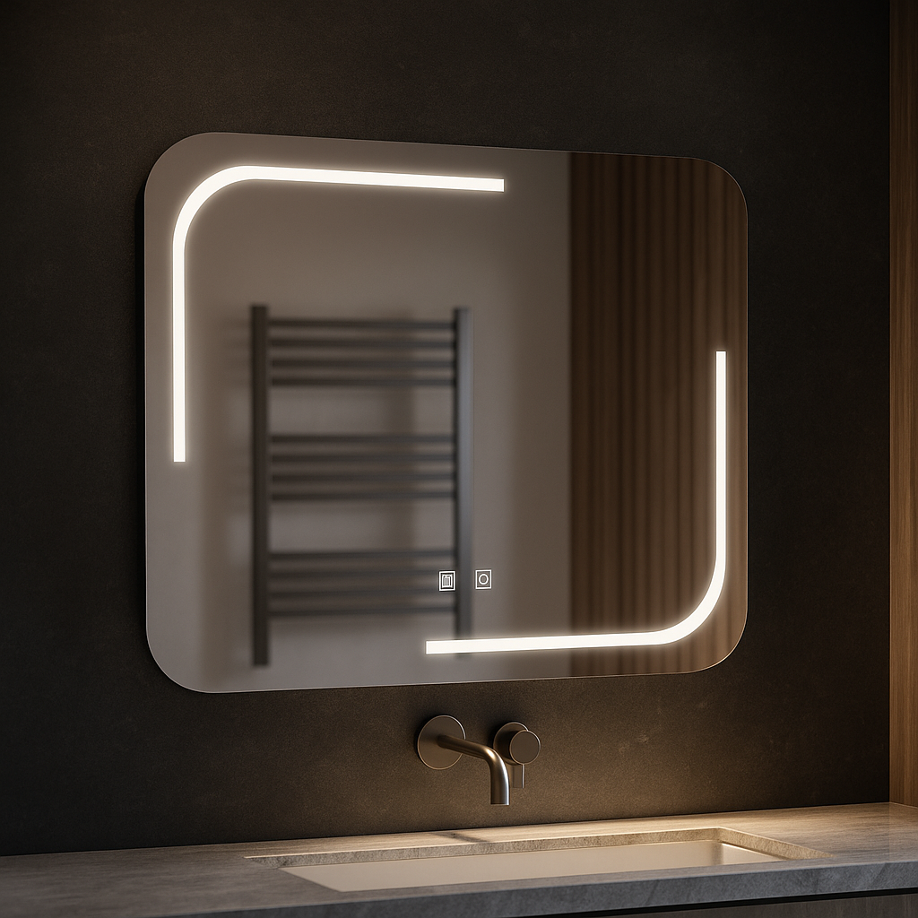 Oglinda LED Zaur 80x60cm, Lumina Rece si Dezaburire