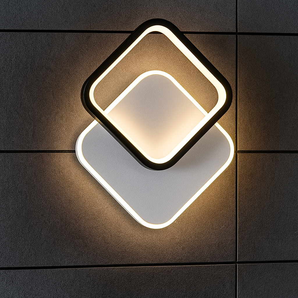 Aplica LED KARO 24W Black & White Echivalent 2400 lm 