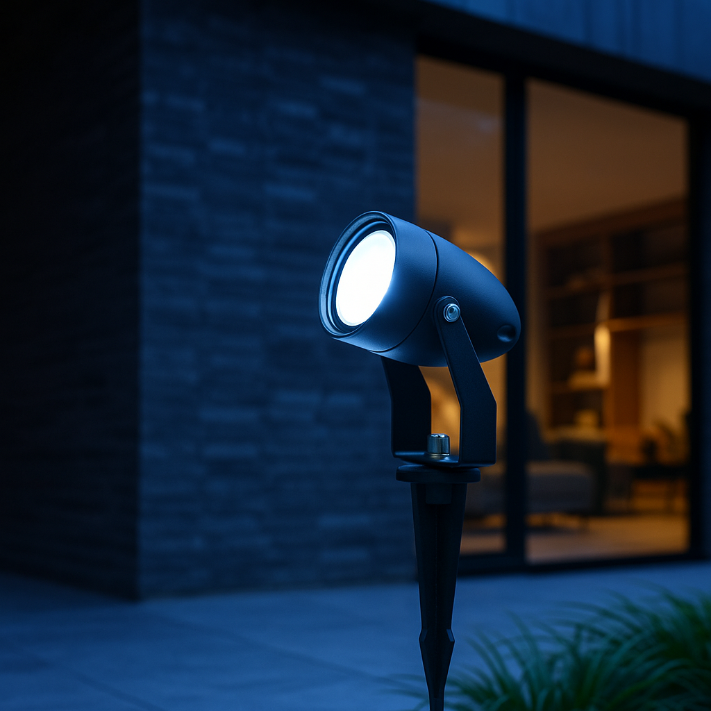 Spot LED Gradina KOLVI 9W Lumina Rece Negru