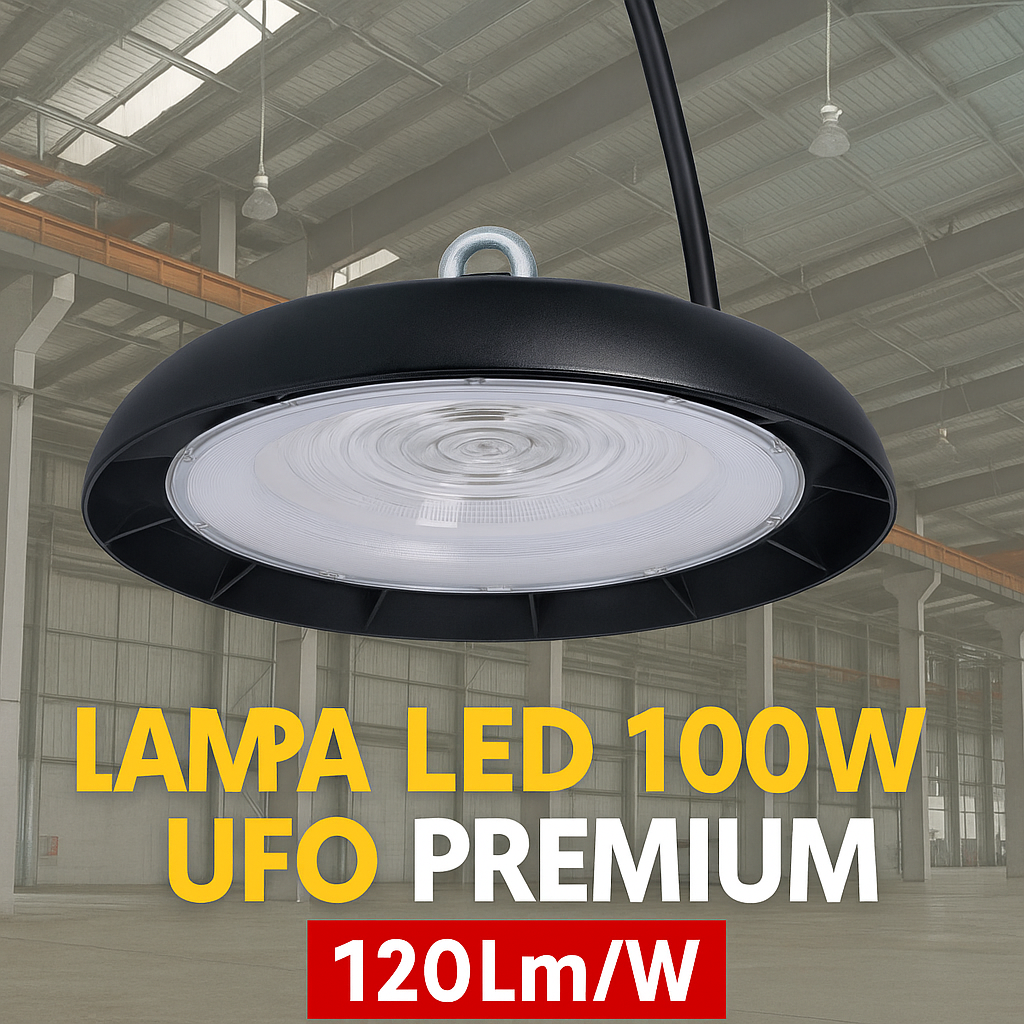 Lampa LED 100w UFO Glori Premium 120Lm/w