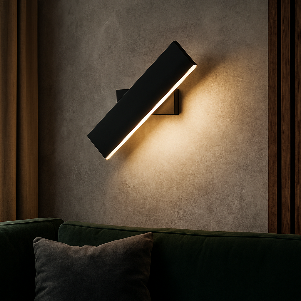 Aplica LED 4W Zuvy Neagra Echivalent 40W