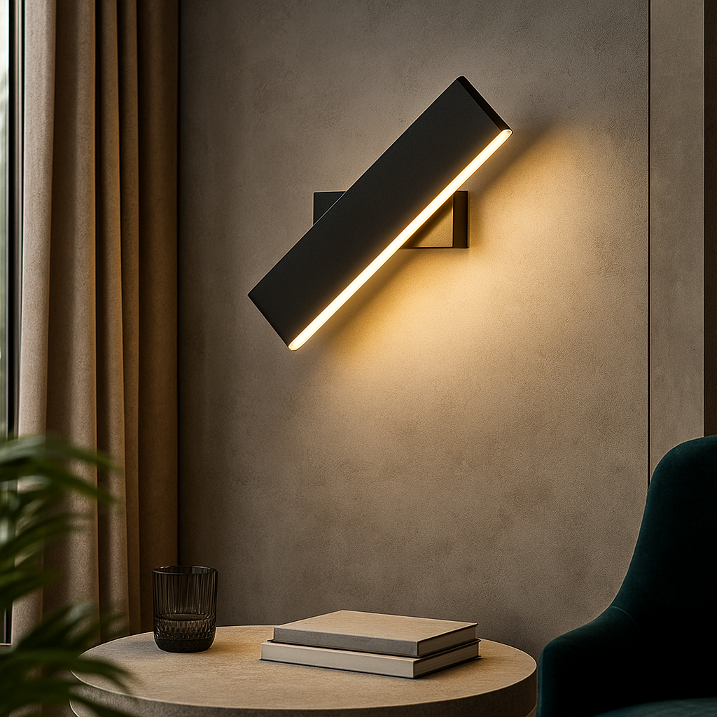 Aplica LED 4W Zuvy Neagra Echivalent 40W