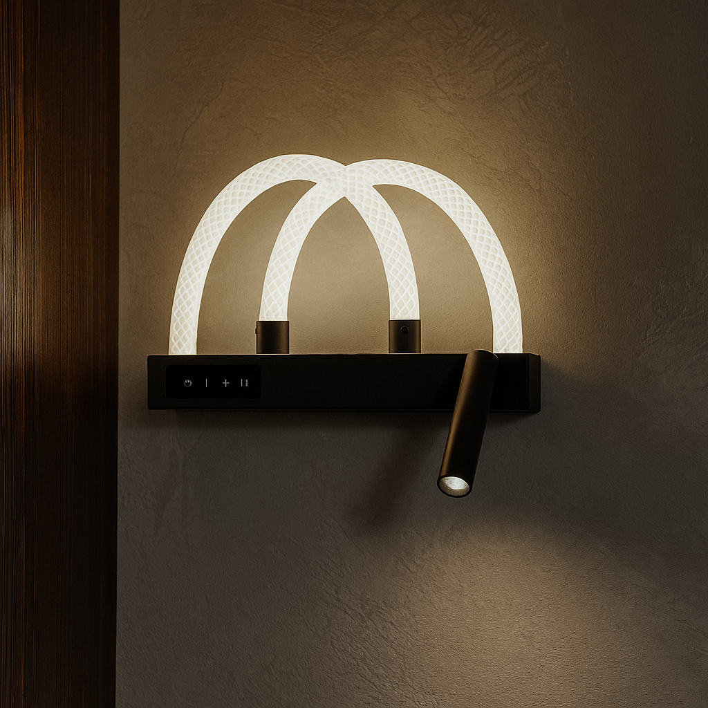 Aplica LED Tube Rope TORI Black