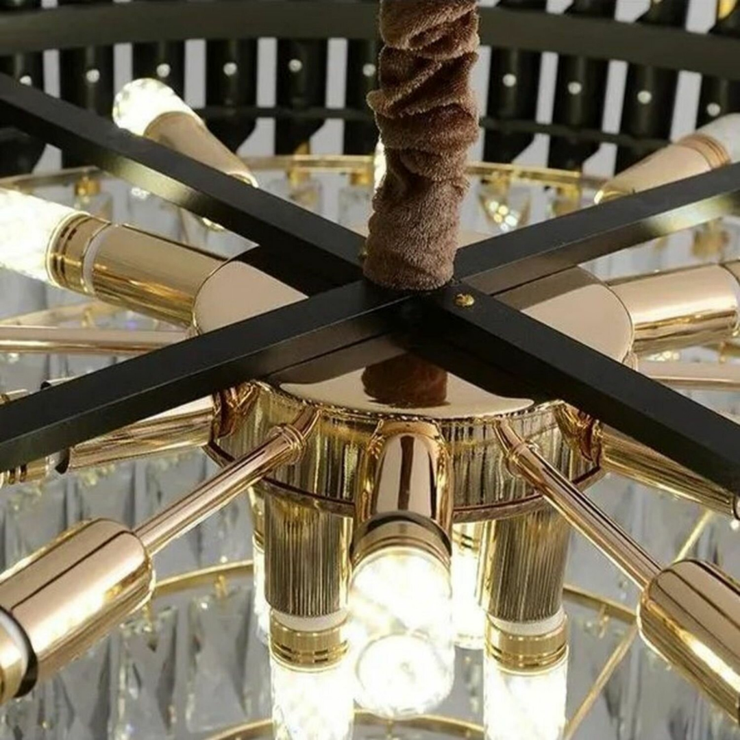 Candelabru Cristal WHITE PANTHER 40CM