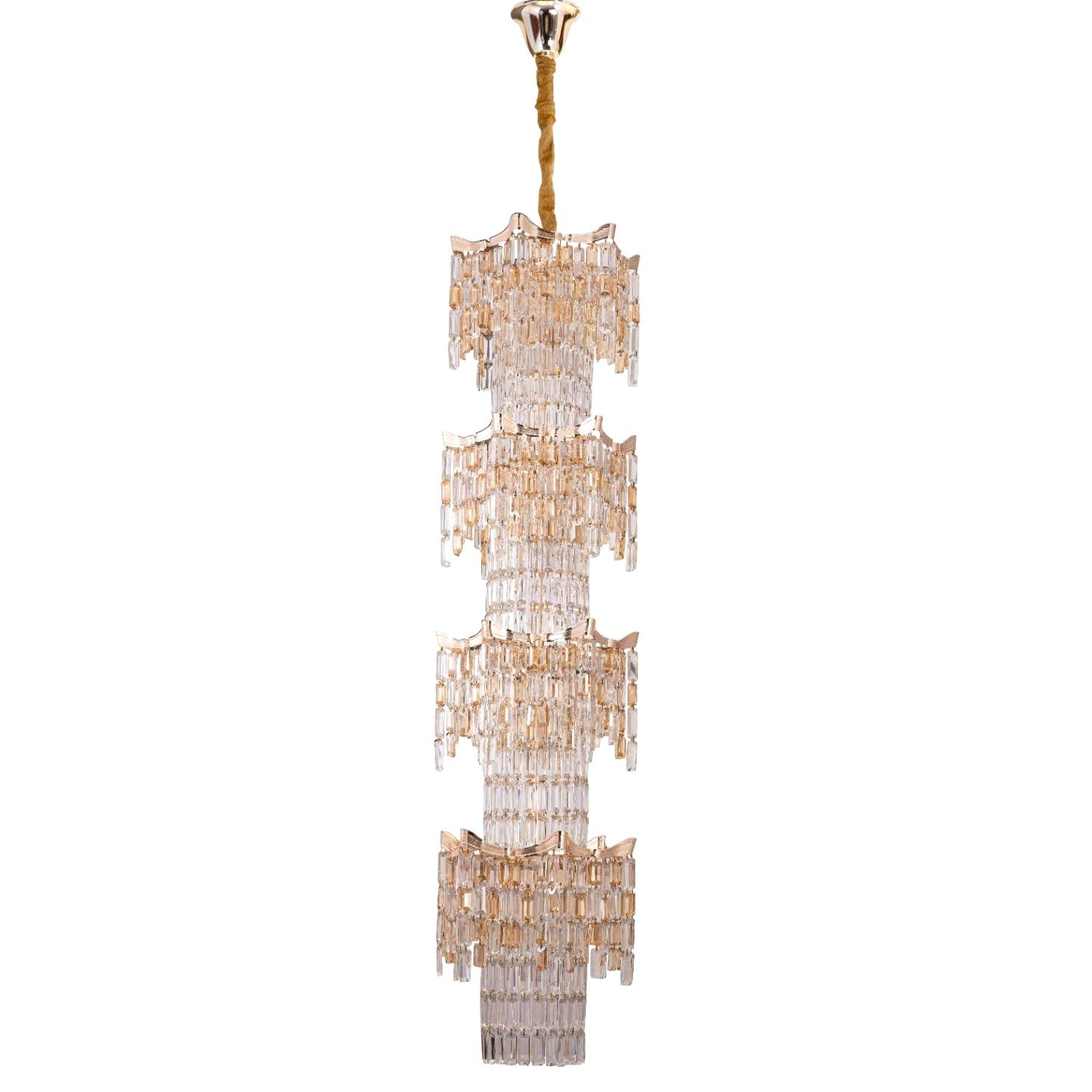 Candelabru Cristal LUXURY Golden 210cm -P7341