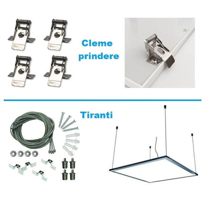 Kit Montaj Panou LED Slim