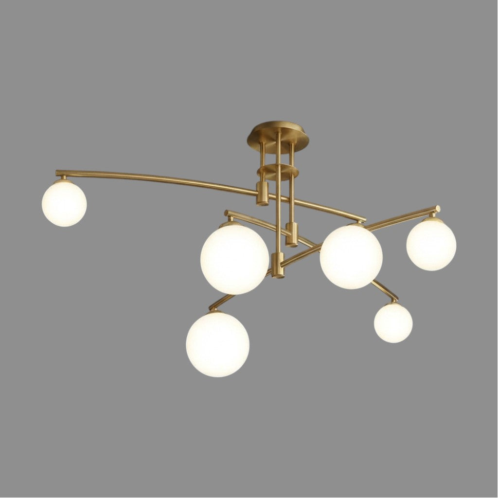 Lustra Abajur MATEO 6xG9 Gold