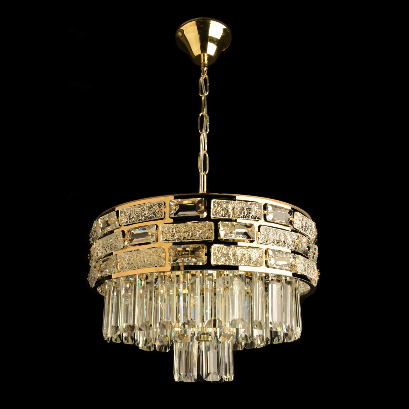 Candelabru Cristal BERA Gold ⌀40CM