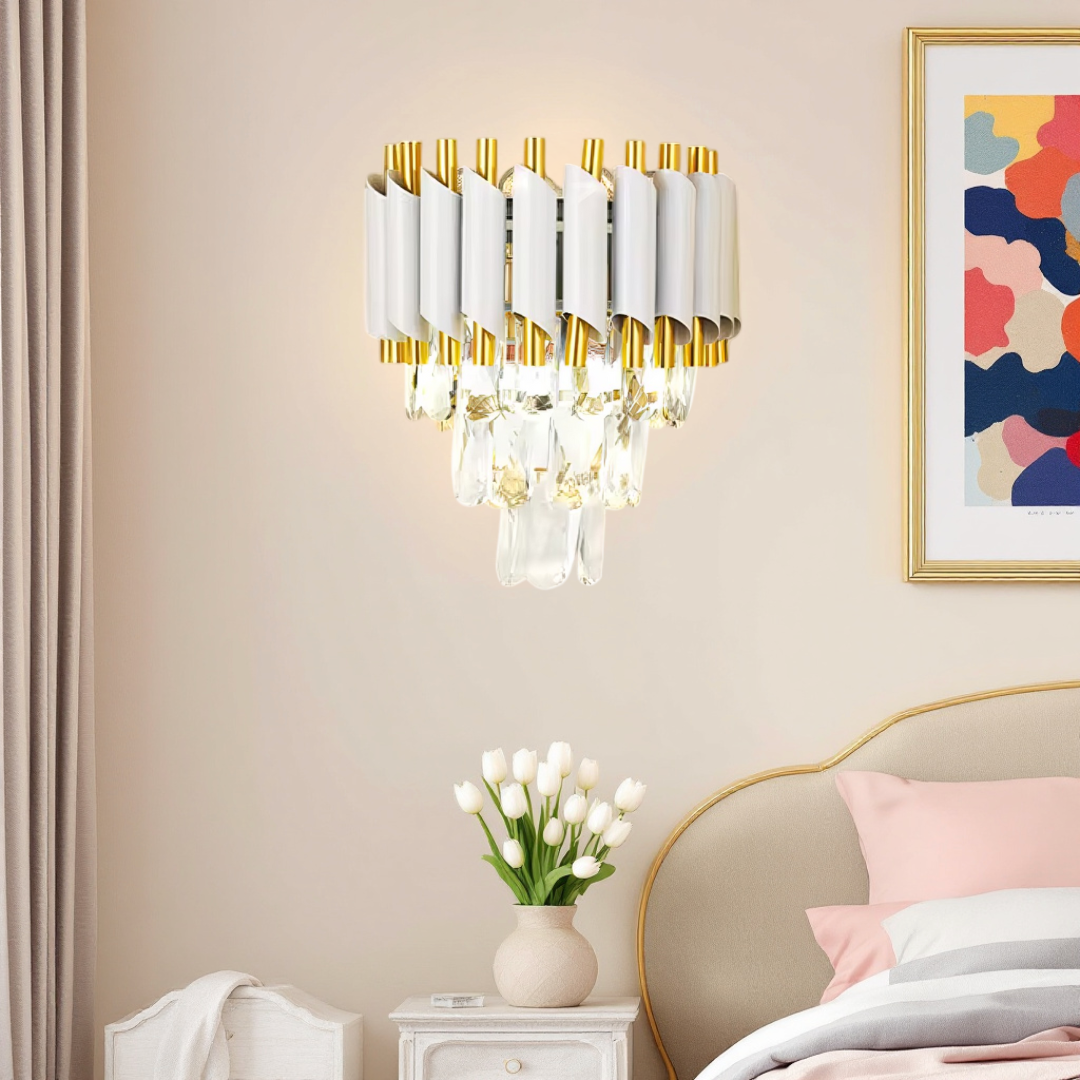 Aplica Perete Cristal WHITE PANTHER