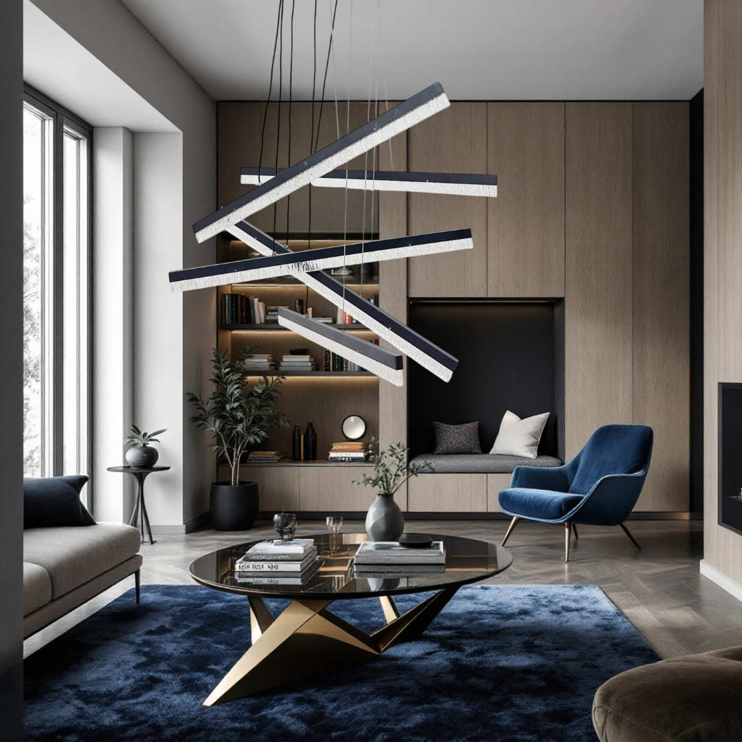 Lustra LED Suspendata Mira Echivalent 500W Telecomanda