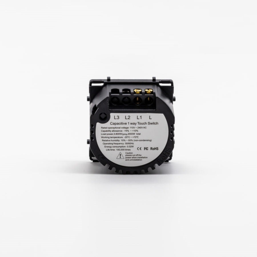 Intrerupator simplu cu touch din sticla