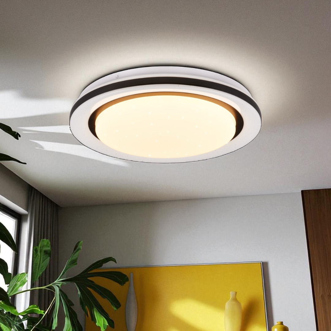 Lustra LED CARTIDA RGB-CCT Echivalent 200W Telecomanda